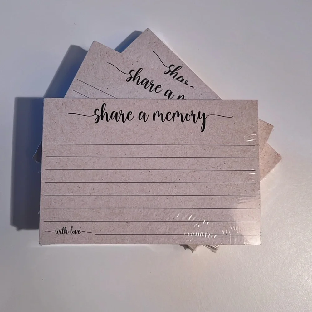 New 3 Pack “Share A Memory” Notecards